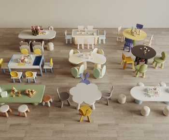 Modern Children's Table/chair-ID:132735011