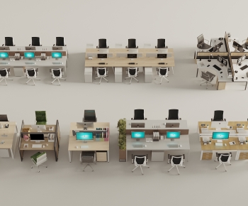 Modern Office Desk And Chair-ID:827011119