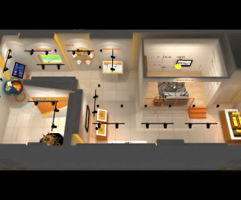 Modern Exhibition Hall-ID:692991979