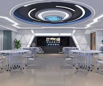 Modern Exhibition Hall-ID:890219939