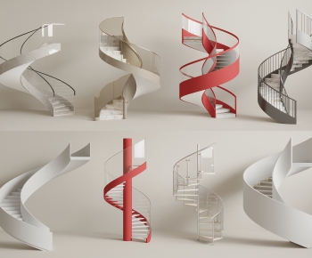 Modern Rotating Staircase-ID:507991083
