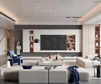 Modern A Living Room-ID:401420645