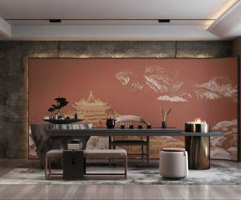 New Chinese Style Tea House-ID:324730956