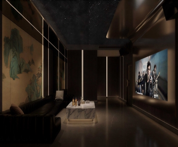 New Chinese Style KTV Box-ID:899377112