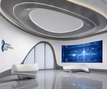 Modern Exhibition Hall-ID:745358942