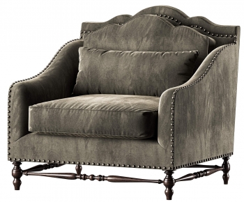 American Style Single Sofa-ID:854845051