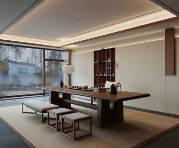 New Chinese Style Tea House-ID:256604911