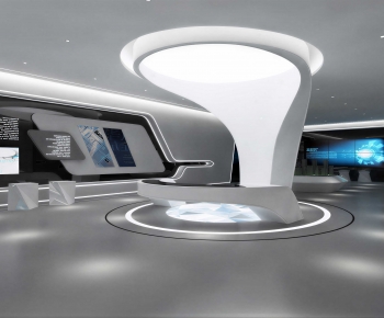 Modern Exhibition Hall-ID:536220078