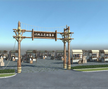 Modern Facade Element-ID:397964952