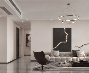 Modern A Living Room-ID:875803954