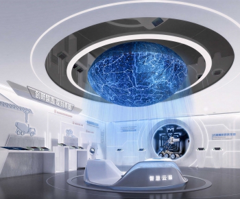 Modern Exhibition Hall-ID:581932075