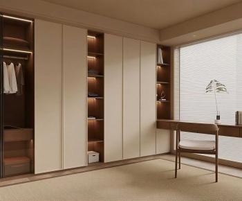 Modern Clothes Storage Area-ID:785022975