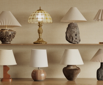 Wabi-sabi Style Table Lamp-ID:151402001