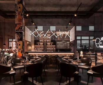 Industrial Style Bar-ID:106858029