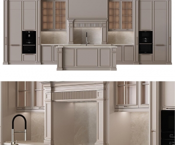 Simple European Style Kitchen Cabinet-ID:235435018