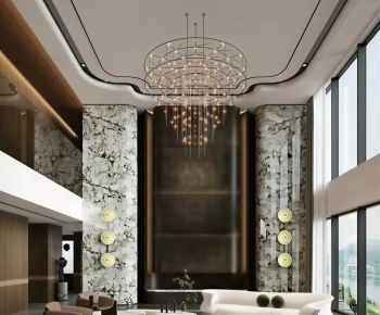 Modern A Living Room-ID:758491047