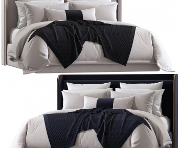 Modern Double Bed-ID:727828983