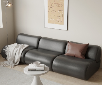 Modern Three-seat Sofa-ID:430202968