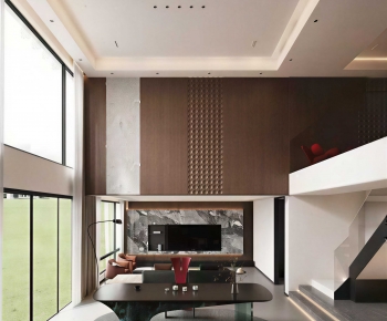 Modern A Living Room-ID:566039092