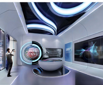 Modern Exhibition Hall-ID:816227917