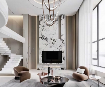 Modern A Living Room-ID:286463023