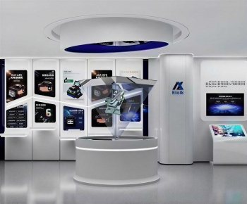 Modern Exhibition Hall-ID:539978032