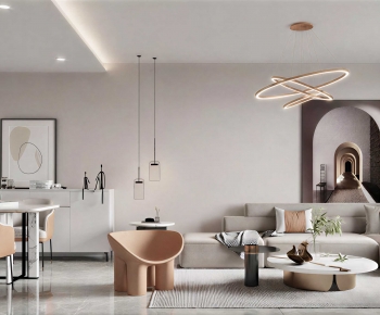 Modern A Living Room-ID:291573053