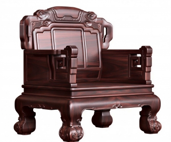 Chinese Style Single Sofa-ID:124540093