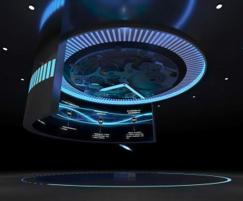 Modern Exhibition Hall-ID:676664111