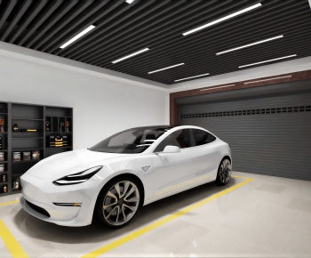 Modern Underground Garage-ID:242652891