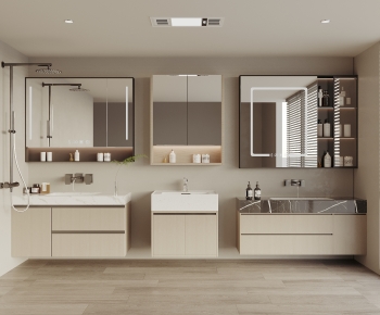 Modern Bathroom Cabinet-ID:383809095