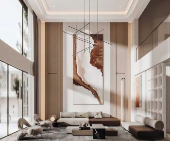 Modern A Living Room-ID:486888895