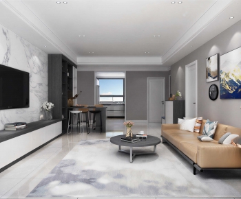 Modern A Living Room-ID:456460008