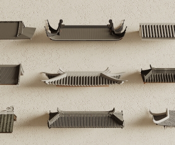 New Chinese Style Chinese Style Building Component-ID:351756104