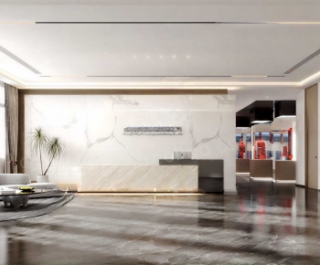 Modern Office Reception Desk-ID:446139102