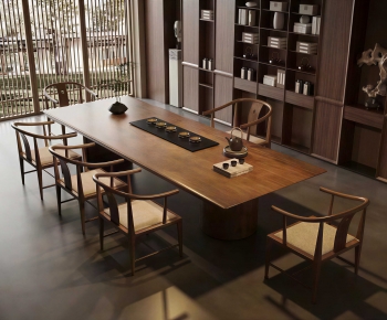 New Chinese Style Tea Tables And Chairs-ID:851947077