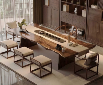 New Chinese Style Tea Tables And Chairs-ID:888262033