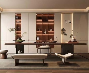 New Chinese Style Tea House-ID:901384124