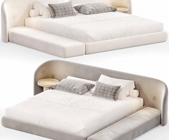 Modern Double Bed-ID:731971038