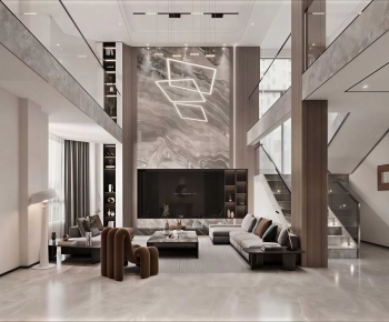 Modern A Living Room-ID:151660411