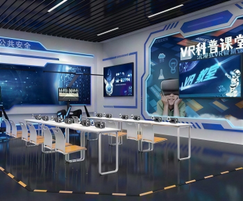 Modern Exhibition Hall-ID:590225937