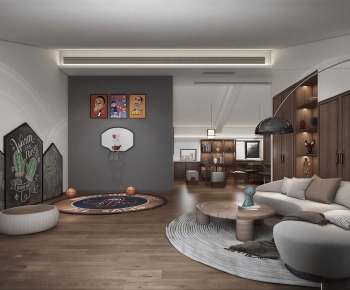 Modern A Living Room-ID:485068087