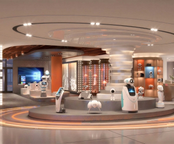 Modern Exhibition Hall-ID:773593906