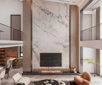 Modern A Living Room-ID:528465995