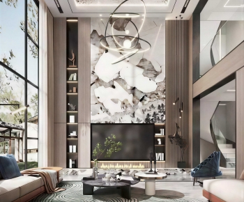 Modern A Living Room-ID:688710211