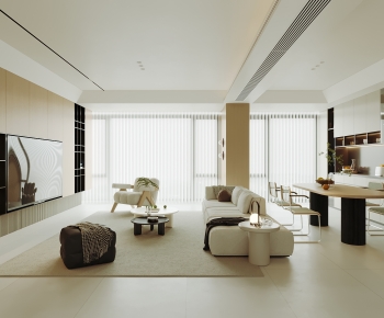 Modern A Living Room-ID:384176021