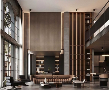 Modern A Living Room-ID:433719216