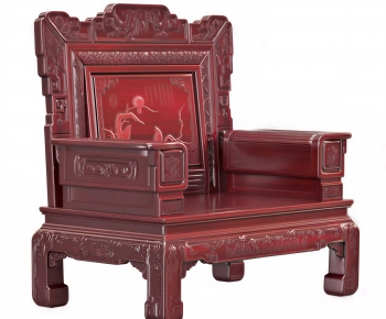 Chinese Style Single Sofa-ID:822670513