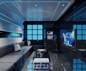 Modern Exhibition Hall-ID:608926065