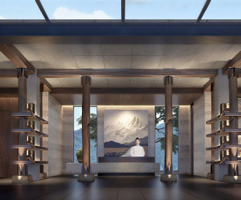 New Chinese Style Lobby Hall-ID:314891109